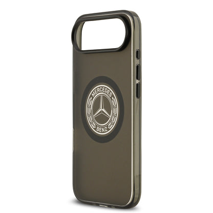 Apple iPhone 17 Air Kılıf Mercedes Benz Orjinal Lisanslı M-safe Şarj Özellikli Buzlu PC Nostaljik Yıldız Dizayn Kapak