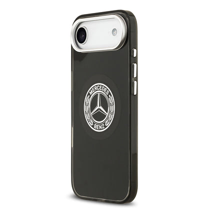 Apple iPhone 17 Air Kılıf Mercedes Benz Orjinal Lisanslı M-safe Şarj Özellikli Çift Katmanlı PC Nostaljik Yıldız Dizayn Kapak