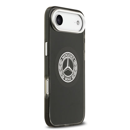 Apple iPhone 17 Air Kılıf Mercedes Benz Orjinal Lisanslı M-safe Şarj Özellikli Çift Katmanlı PC Nostaljik Yıldız Dizayn Kapak