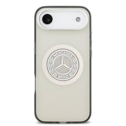 Apple iPhone 17 Air Kılıf Mercedes Benz Orjinal Lisanslı M-safe Şarj Özellikli Çift Katmanlı PC Nostaljik Yıldız Dizayn Kapak