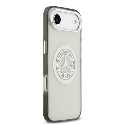 Apple iPhone 17 Air Kılıf Mercedes Benz Orjinal Lisanslı M-safe Şarj Özellikli Çift Katmanlı PC Nostaljik Yıldız Dizayn Kapak