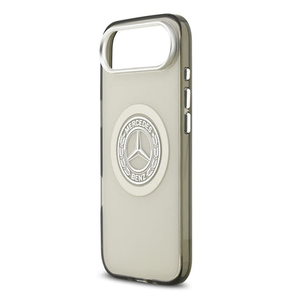 Apple iPhone 17 Air Kılıf Mercedes Benz Orjinal Lisanslı M-safe Şarj Özellikli Çift Katmanlı PC Nostaljik Yıldız Dizayn Kapak