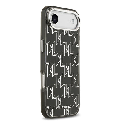 Apple iPhone 17 Air Kılıf Orjinal Lisanslı M-safe Şarj Özellikli Karl Lagerfeld IML Baskılı Monogram Dizayn Kapak
