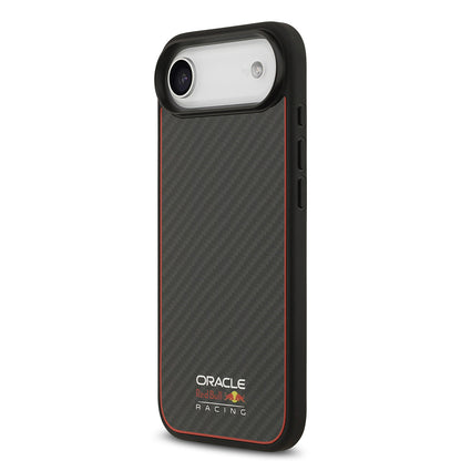 Apple iPhone 17 Air Kılıf Redbull Orjinal Lisanslı M-safe Şarj Özellikli Karbon Fiber Parlayan Logolu Kapak