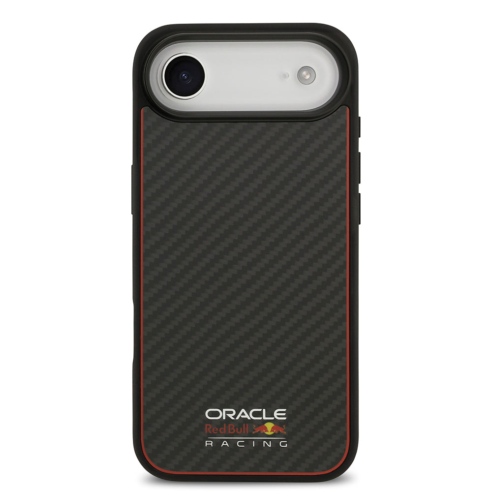 Apple iPhone 17 Air Kılıf Redbull Orjinal Lisanslı M-safe Şarj Özellikli Karbon Fiber Parlayan Logolu Kapak