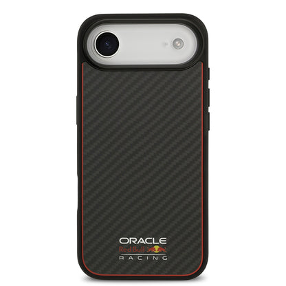 Apple iPhone 17 Air Kılıf Redbull Orjinal Lisanslı M-safe Şarj Özellikli Karbon Fiber Parlayan Logolu Kapak