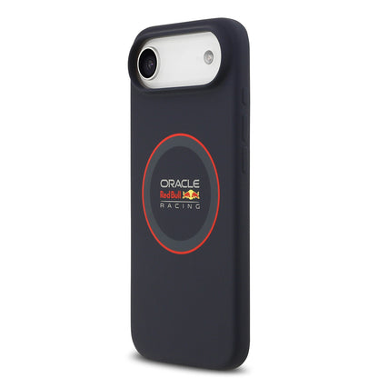 Apple iPhone 17 Air Kılıf Redbull Orjinal Lisanslı M-safe Şarj Özellikli Kırmızı Halka ve Logo Silikon Kapak