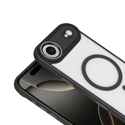 Apple iPhone 17 Air Kılıf Wireless Şarj Özellikli Zore Krom M-safe Silikon Kapak