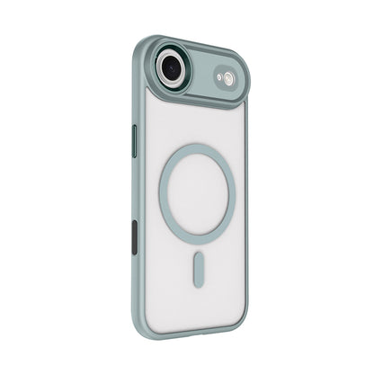 Apple iPhone 17 Air Kılıf Wireless Şarj Özellikli Zore Krom M-safe Silikon Kapak