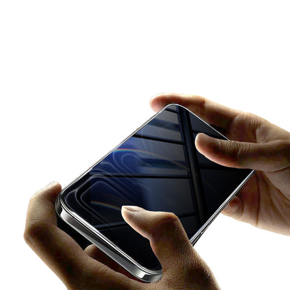 Apple iPhone 17 Air Zore 2.5D Oliv Privacy Temperli Cam Ekran Koruyucu + Kolay Uygulama Aparatı