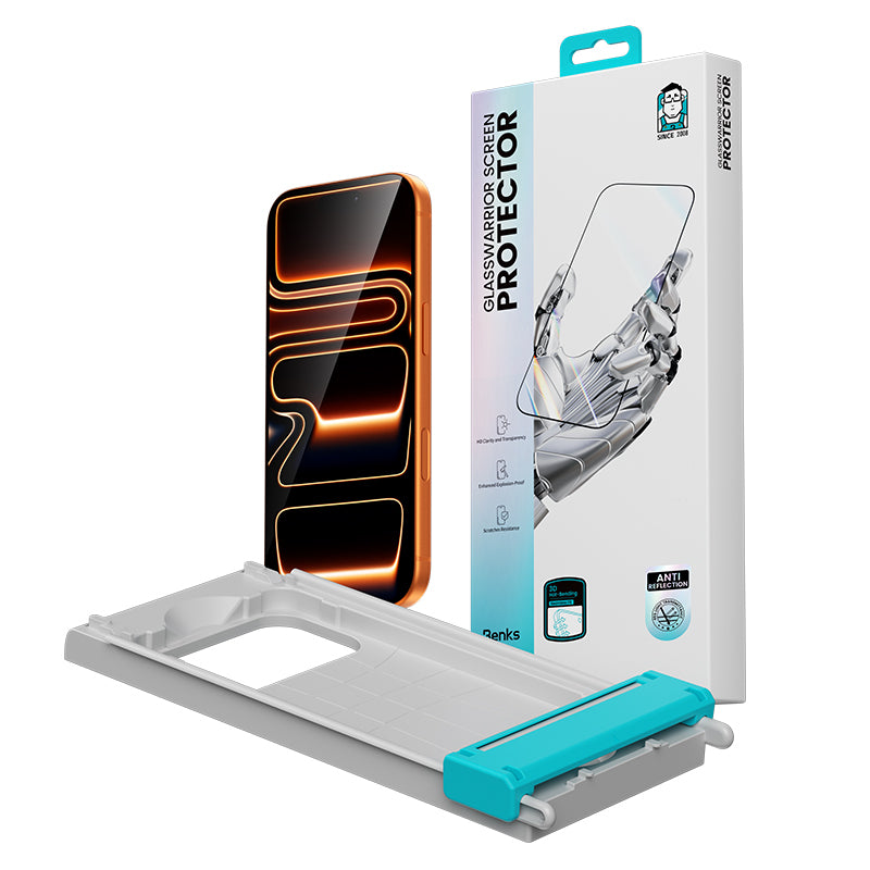 Apple iPhone 17 Benks Glass Warrior 2.0 AR-EZFita Cam Ekran Koruyucu + Kolay Uygulama Aparatı