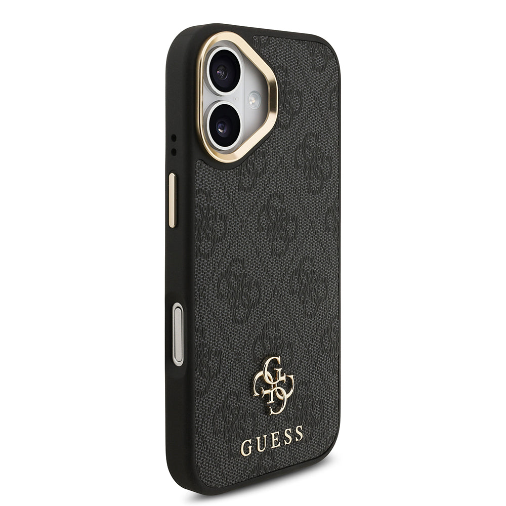 Apple iPhone 17 Guess Orjinal Lisanslı 4G ve Yazı Logolu Kılıf + Ekran Koruyucu + Lens Koruyucu 3in1 Aksesuar Seti