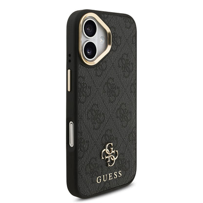 Apple iPhone 17 Guess Orjinal Lisanslı 4G ve Yazı Logolu Kılıf + Ekran Koruyucu + Lens Koruyucu 3in1 Aksesuar Seti