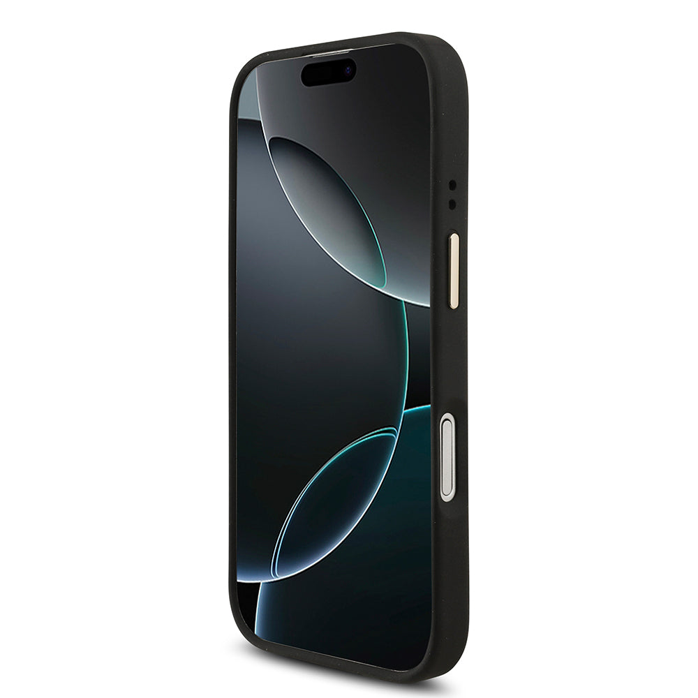 Apple iPhone 17 Guess Orjinal Lisanslı 4G ve Yazı Logolu Kılıf + Ekran Koruyucu + Lens Koruyucu 3in1 Aksesuar Seti