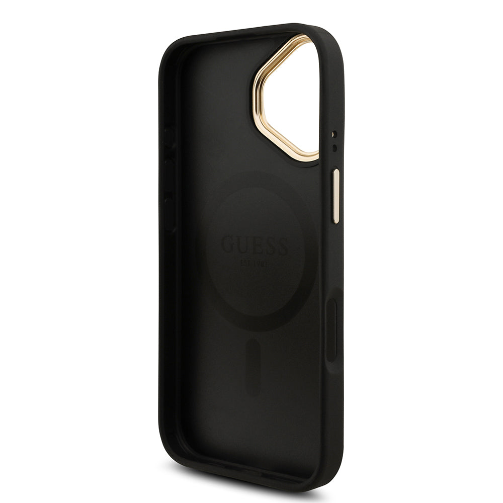 Apple iPhone 17 Guess Orjinal Lisanslı 4G ve Yazı Logolu Kılıf + Ekran Koruyucu + Lens Koruyucu 3in1 Aksesuar Seti