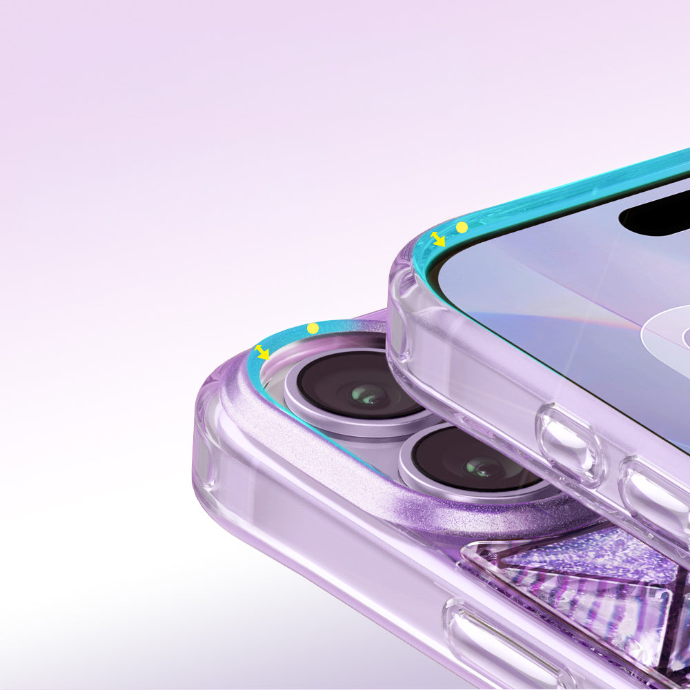 Apple iPhone 17 Kılıf 3D Buz Blok Desenli Zore Paris Kairo TPU Kapak