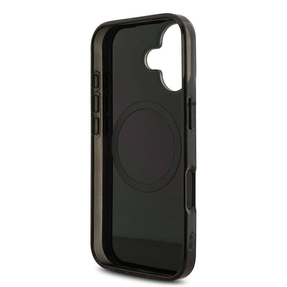 Apple iPhone 17 Kılıf AMG Orjinal Lisanslı Çift Katmanlı Büyük Logolu Petek Desenli Kapak