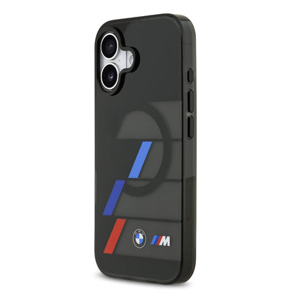 Apple iPhone 17 Kılıf BMW Orjinal Lisanslı M-safe Şarj Özellikli IML Baskılı Üç Renkli M Dizayn Kapak