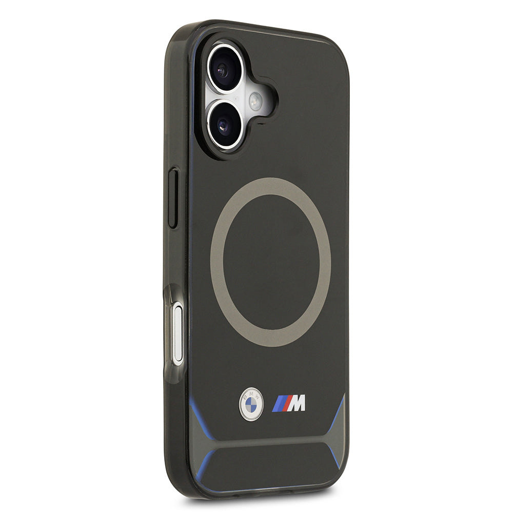 Apple iPhone 17 Kılıf BMW Orjinal Lisanslı M-safe Şarj Özellikli Metal Buton Tasarımlı IML Baskılı M Dizayn Kapak