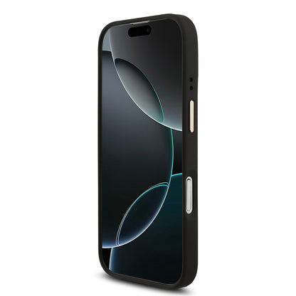 Apple iPhone 17 Kılıf Guess Orjinal Lisanslı 4G Büyük Metal Logolu Kalın Askılı Kapak
