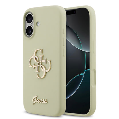 Apple iPhone 17 Kılıf Guess Orjinal Lisanslı Grained Yazı Logolu Kapak