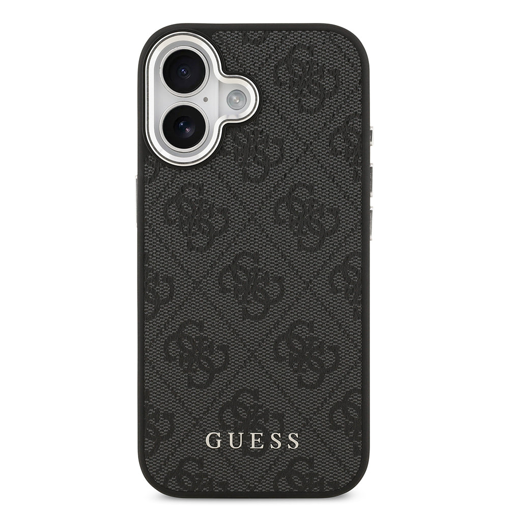 Apple iPhone 17 Kılıf Guess Orjinal Lisanslı M-safe Şarj Özellikli 4G Klasik Yazı Logolu Kapak