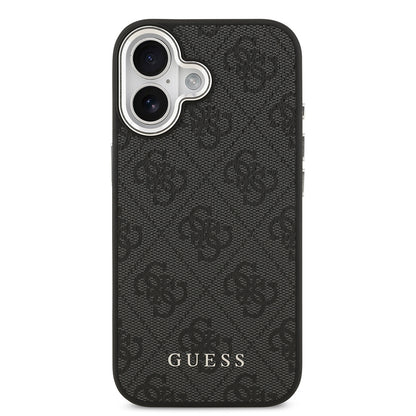 Apple iPhone 17 Kılıf Guess Orjinal Lisanslı M-safe Şarj Özellikli 4G Klasik Yazı Logolu Kapak