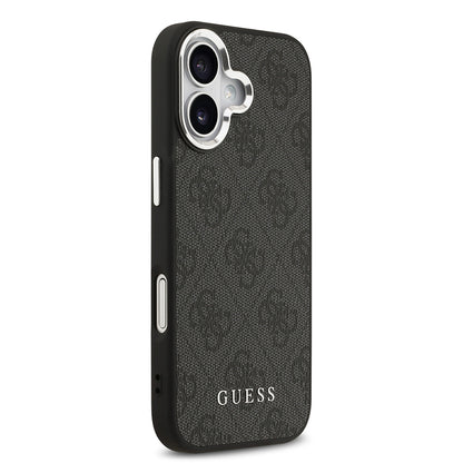Apple iPhone 17 Kılıf Guess Orjinal Lisanslı M-safe Şarj Özellikli 4G Klasik Yazı Logolu Kapak