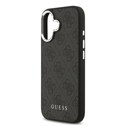 Apple iPhone 17 Kılıf Guess Orjinal Lisanslı M-safe Şarj Özellikli 4G Klasik Yazı Logolu Kapak