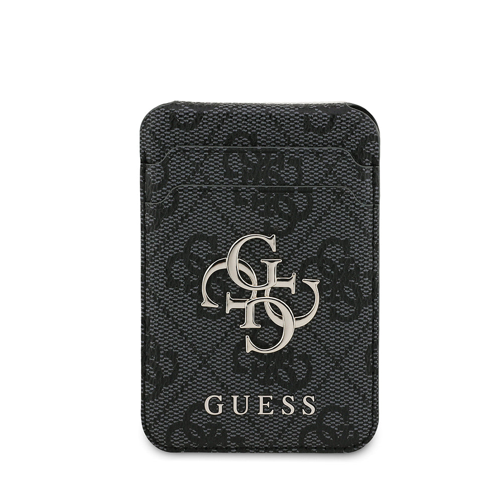 Apple iPhone 17 Kılıf Guess Orjinal Lisanslı M-safe Şarj Özellikli Askılı ve 4G Logo Kartlıklı Kapak