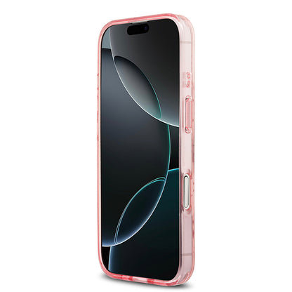 Apple iPhone 17 Kılıf Guess Orjinal Lisanslı M-safe Şarj Özellikli IML Baskılı Klasik Logolu 4G Desenli Kapak