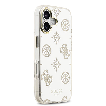 Apple iPhone 17 Kılıf Guess Orjinal Lisanslı Metal Kamera Çerçeveli Simli Aynalı Kapak