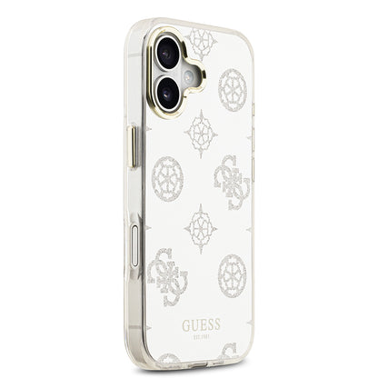 Apple iPhone 17 Kılıf Guess Orjinal Lisanslı Metal Kamera Çerçeveli Simli Aynalı Kapak