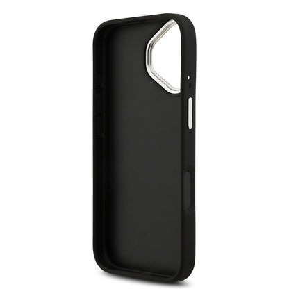 Apple iPhone 17 Kılıf Guess Orjinal Lisanslı PU Deri 4G Büyük Metal Logo Dizaynlı Kapak