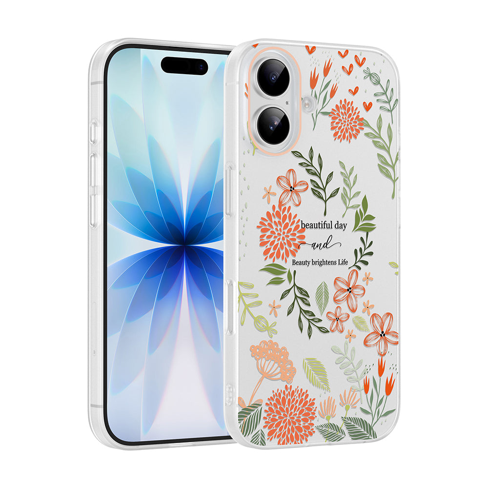 Apple iPhone 17 Kılıf Kamera Korumalı Desenli Zore Klip Kapak