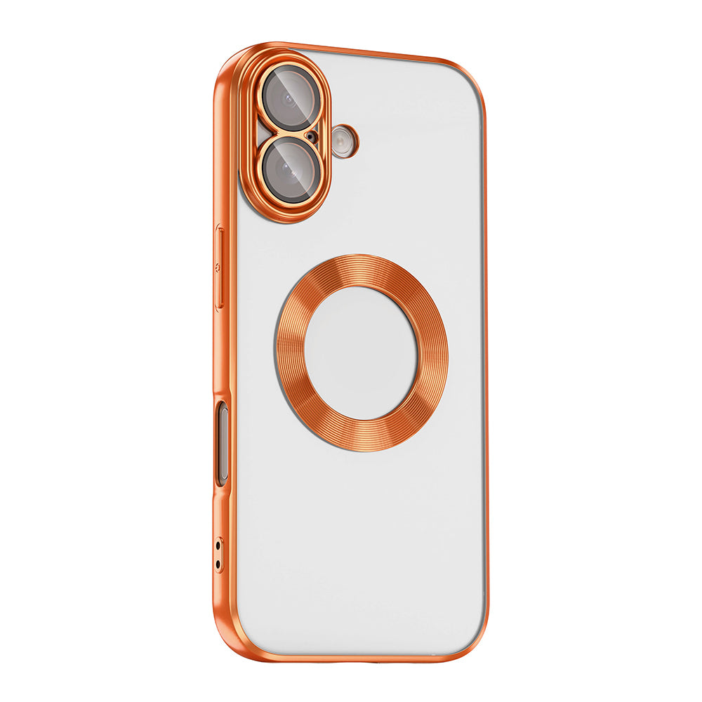 Apple iPhone 17 Kılıf Kamera Korumalı Logo Gösteren Zore Omega Kapak