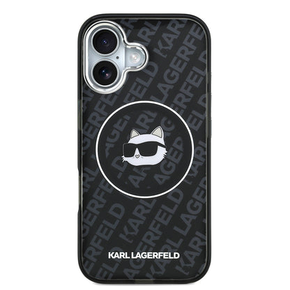 Apple iPhone 17 Kılıf Karl Lagerfeld Orjinal Lisanslı IML Baskılı Choupette Heads Kapak