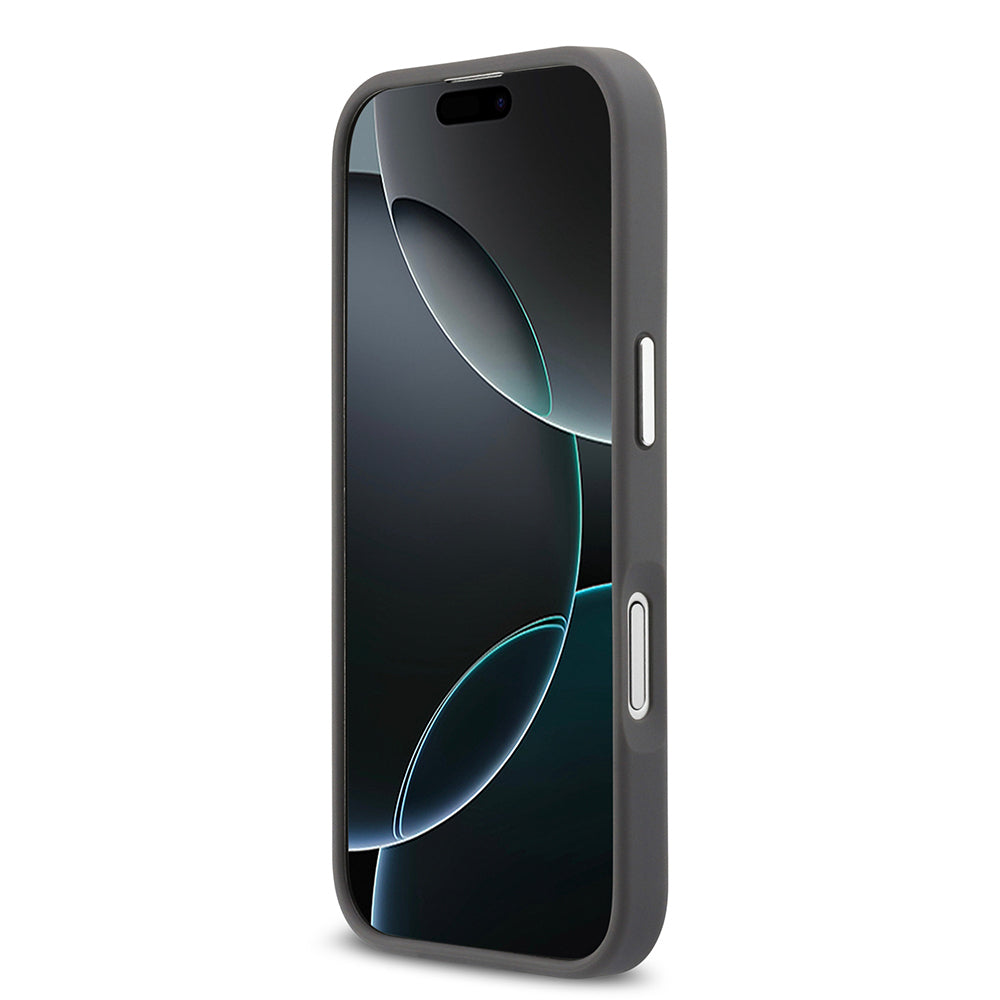 Apple iPhone 17 Kılıf Karl Lagerfeld Orjinal Lisanslı Metal Logolu K&C Heads Pin Kapak