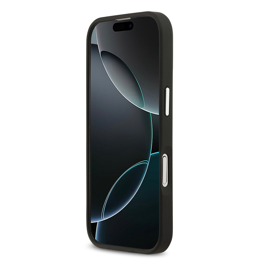Apple iPhone 17 Kılıf Lacoste Orjinal Lisanslı M-safe Şarj Özellikli Champs Elysees PU Deri Tasarımlı Kapak