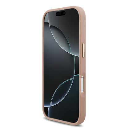 Apple iPhone 17 Kılıf Lacoste Orjinal Lisanslı M-safe Şarj Özellikli Champs Elysees PU Deri Tasarımlı Kapak