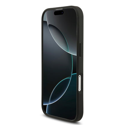 Apple iPhone 17 Kılıf Lacoste Orjinal Lisanslı M-safe Şarj Özellikli PU Pike Desenli Metal Logolu Kartlıklı Kapak