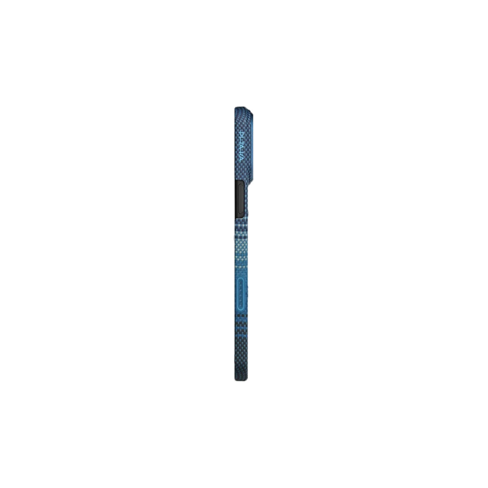 Apple iPhone 17 Kılıf M-safe Şarj Özellikli Aramid Fiber Pitaka Tactile Woven Sunset-Moonrise Serisi Kapak