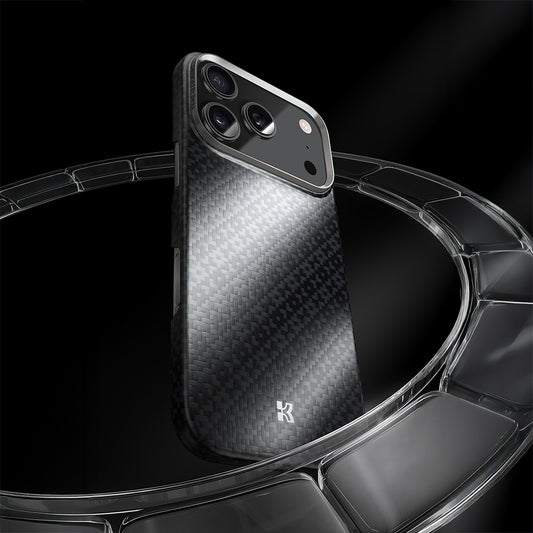 Apple iPhone 17 Kılıf M-Safe Şarj Özellikli Benks ArmorAir ArmorGrid Serisi Kevlar Kapak