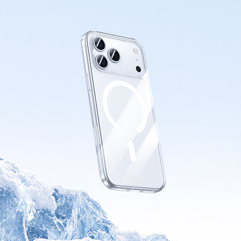 Apple iPhone 17 Kılıf M-safe Şarj Özellikli Benks Crystal Serisi Şeffaf Kapak
