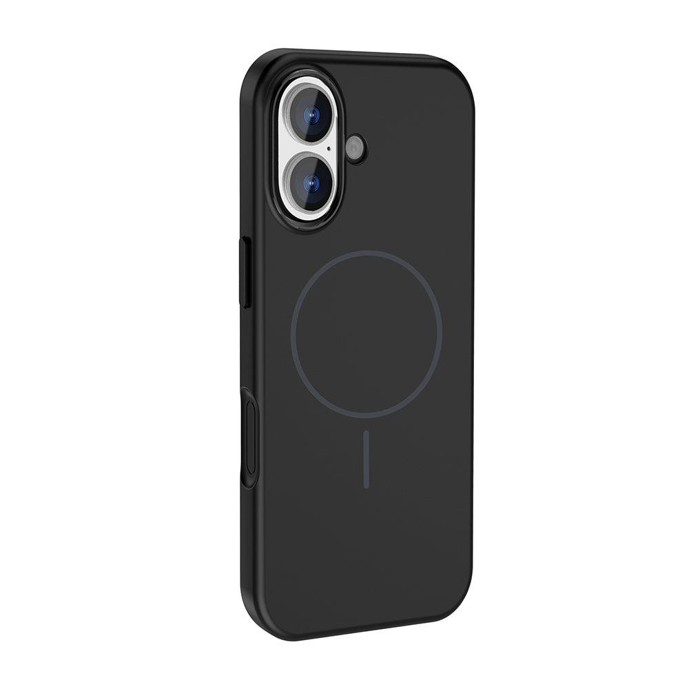 Apple iPhone 17 Kılıf M-Safe Şarj Özellikli Metal Kamera Çerçeveli Zore Edi Silikon Kapak