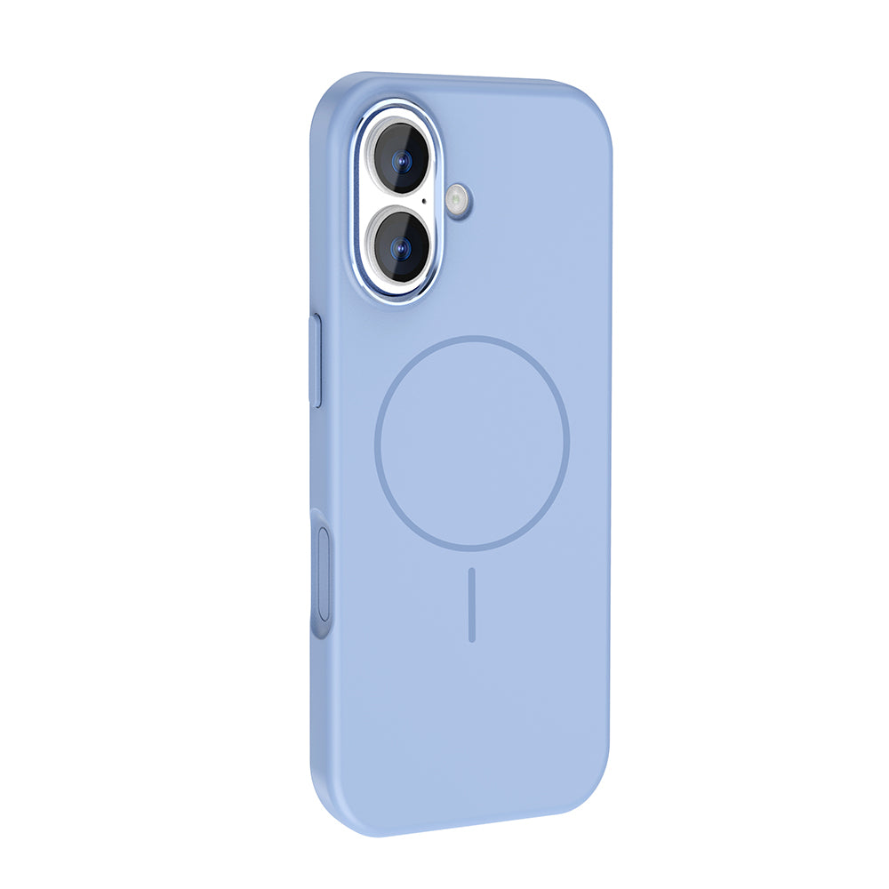 Apple iPhone 17 Kılıf M-Safe Şarj Özellikli Metal Kamera Çerçeveli Zore Edi Silikon Kapak