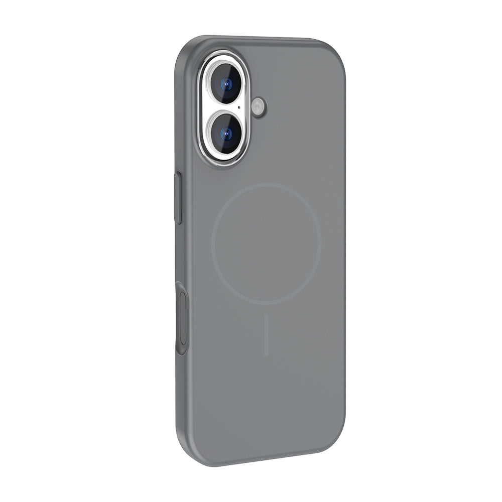 Apple iPhone 17 Kılıf M-Safe Şarj Özellikli Metal Kamera Çerçeveli Zore Edi Silikon Kapak