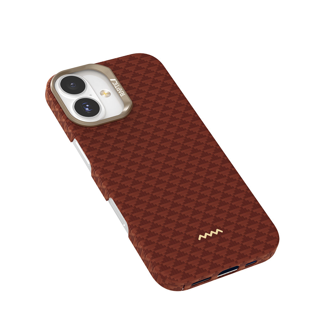 Apple iPhone 17 Kılıf M-safe Şarj Özellikli Raptic Aramid Skin Origin Serisi Kapak