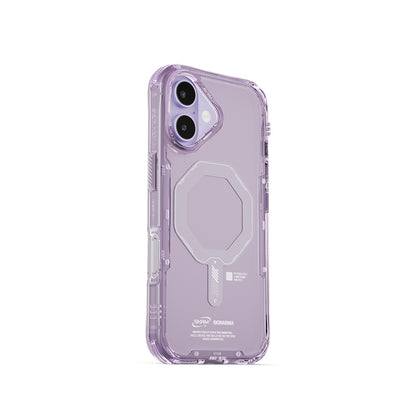 Apple iPhone 17 Kılıf M-safe Şarj Özellikli Şeffaf Airbag Tasarımlı Skinarma Saido Mag-Charge Kapak