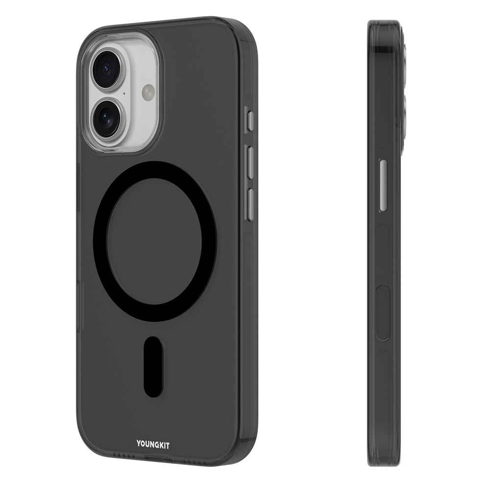 Apple iPhone 17 Kılıf M-safe Şarj Özellikli Şeffaf Youngkit Crystal Shield Serisi Kapak